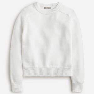J. Crew Relaxed Pullover Sweater White Sweater Size Medium